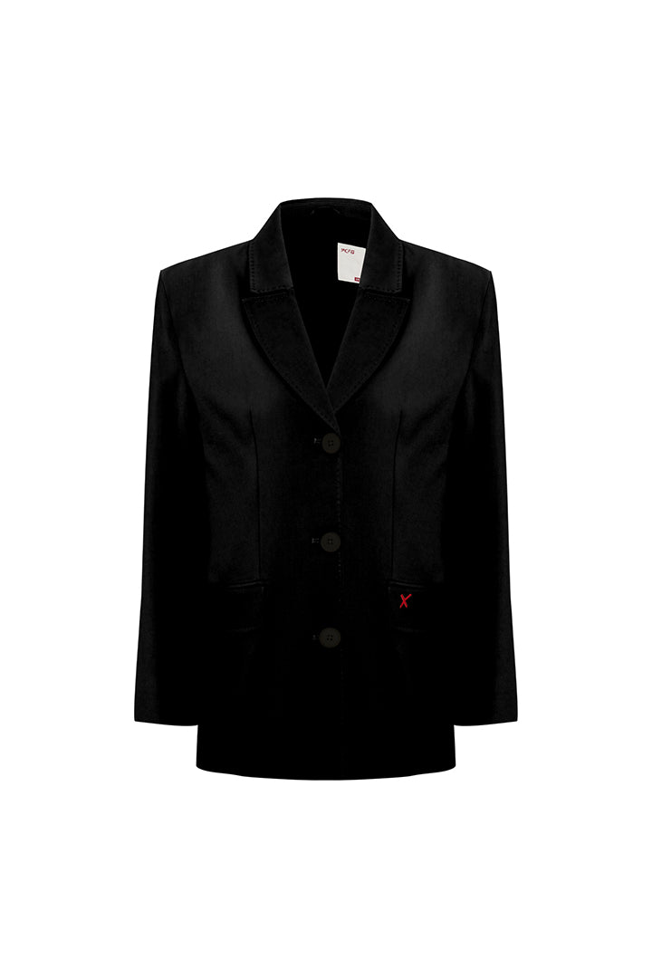 Cotton Classic Blazer - Black